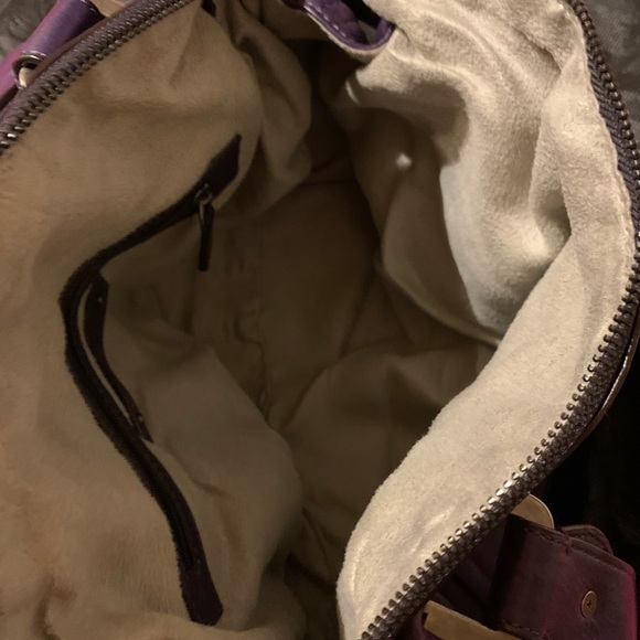 BMakowsky violet purple leather purse